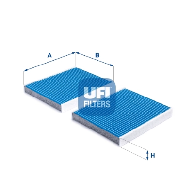 Фильтр воздух во внутренном пространстве argentium UFI 34.394.00