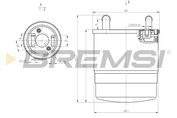 Топливный фильтр BREMSI FE0820