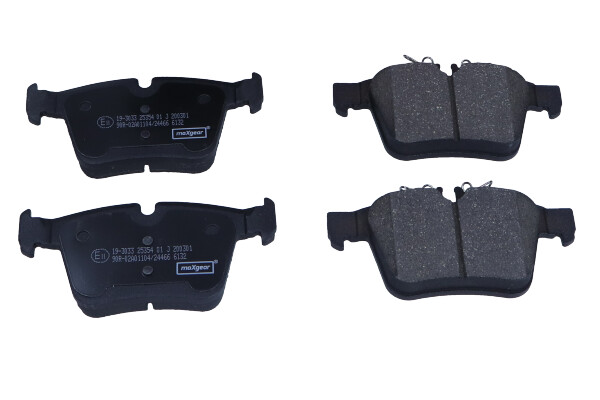Комплект тормозных колодок дисковый тормоз MAXGEAR 19-3033