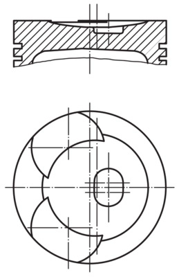 Поршень MAHLE/KNECHT 002 48 00