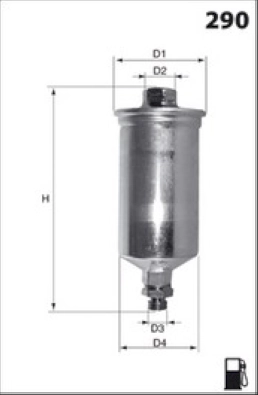 Топливный фильтр MECAFILTER ELE3575
