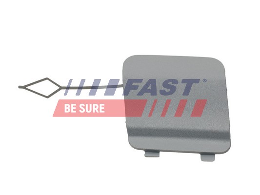 Заслонка буксирный крюк FAST FT90123G