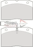 Комплект тормозных колодок дисковый тормоз anl braking ALLIED NIPPON ADB1437