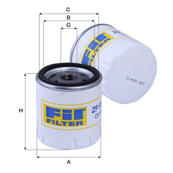 Масляный фильтр FIL FILTER ZP 553 B