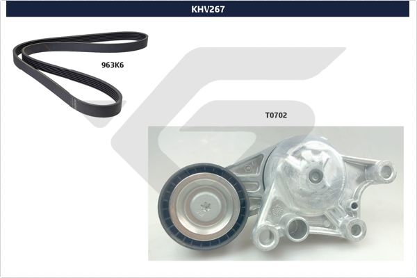 Поликлиновой ременный комплект HUTCHINSON KHV 267