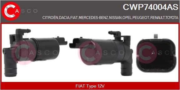 Водяной насос система очистки окон brand new hq CASCO CWP74004AS