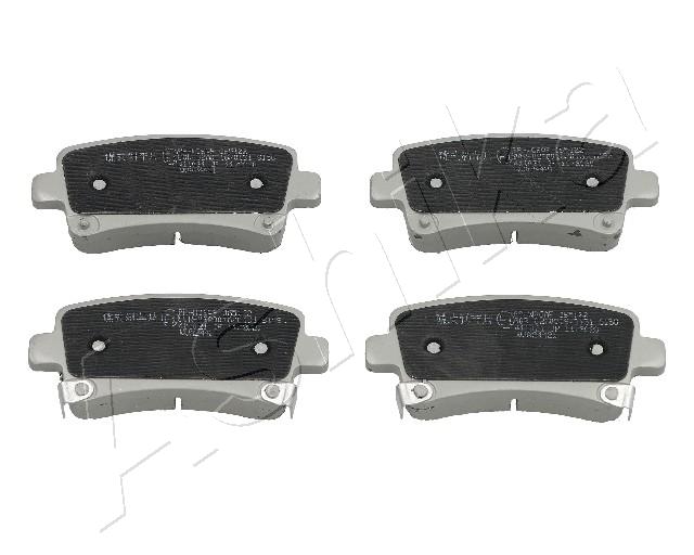 Комплект тормозных колодок дисковый тормоз ASHIKA 51-0W-W06