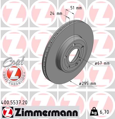 Тормозной диск coat z