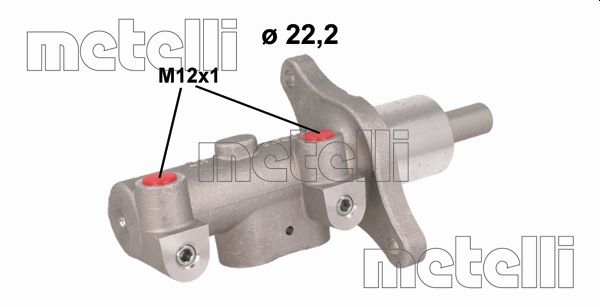 Главный тормозной цилиндр METELLI 05-1138