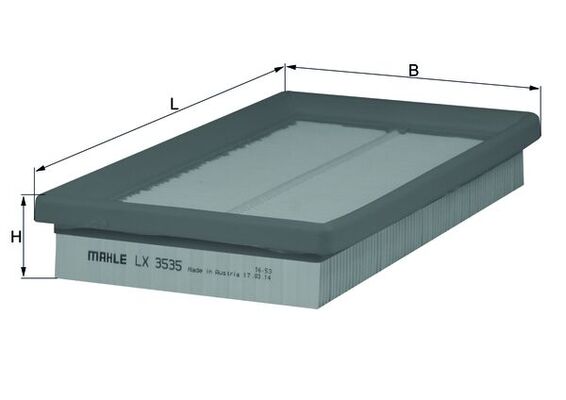 Воздушный фильтр MAHLE/KNECHT LX 3535