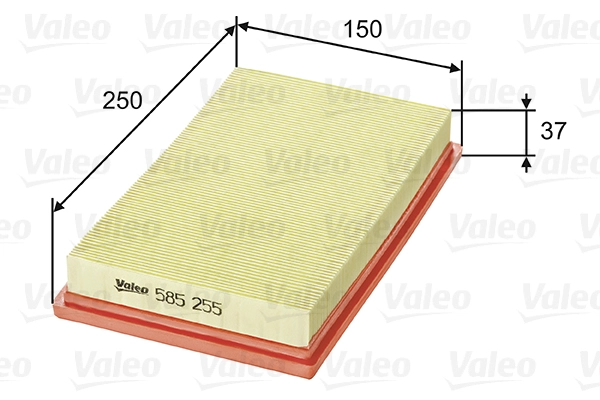 Воздушный фильтр VALEO 585255