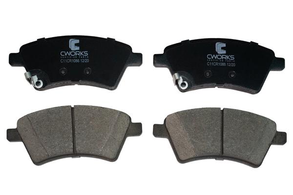 Комплект тормозных колодок дисковый тормоз CWORKS C11CR1086