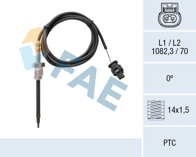 Датчик температура выхлопных газов FAE 68046