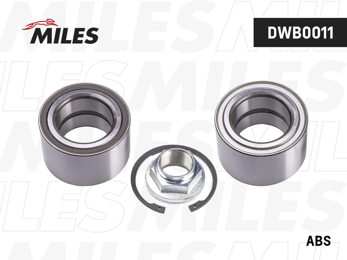 Комплект подшипника ступицы колеса MILES DWB0011
