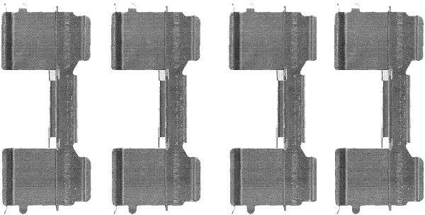 Комплектующие колодки дискового тормоза MINTEX MBA1726