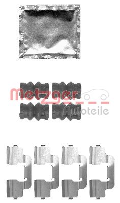 Комплектующие колодки дискового тормоза greenparts METZGER 109-1797