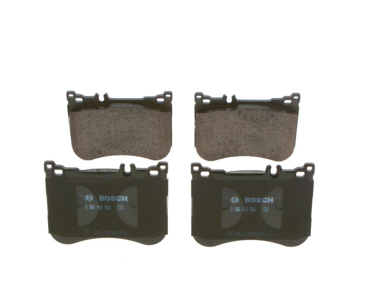 Комплект тормозных колодок дисковый тормоз BOSCH 0 986 494 968
