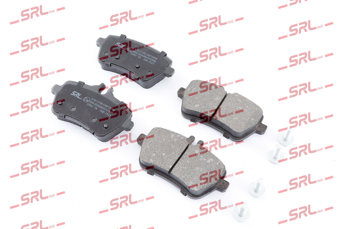 Комплект тормозных колодок дисковый тормоз SRLINE S70-1738