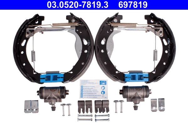 Комплект тормозных колодок original ate topkit ATE 03.0520-7819.3