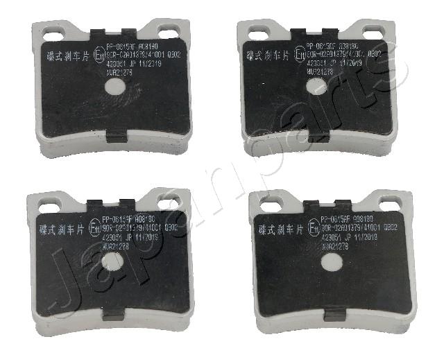 Комплект тормозных колодок дисковый тормоз JAPANPARTS PP-0615AF