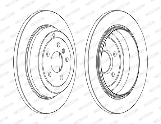 Тормозной диск premier high carbon FERODO DDF1530C