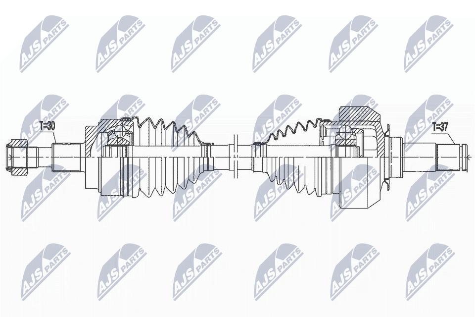 Приводной вал NTY NPW-ME-142