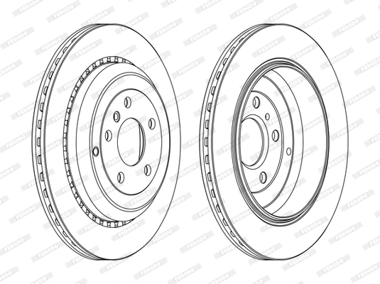 Тормозной диск premier high carbon FERODO DDF1531C
