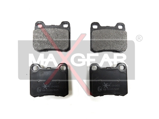 Комплект тормозных колодок дисковый тормоз MAXGEAR 19-0403