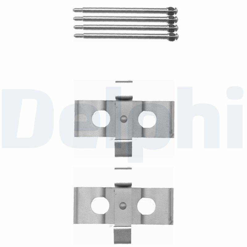 Комплектующие колодки дискового тормоза DELPHI LX0393