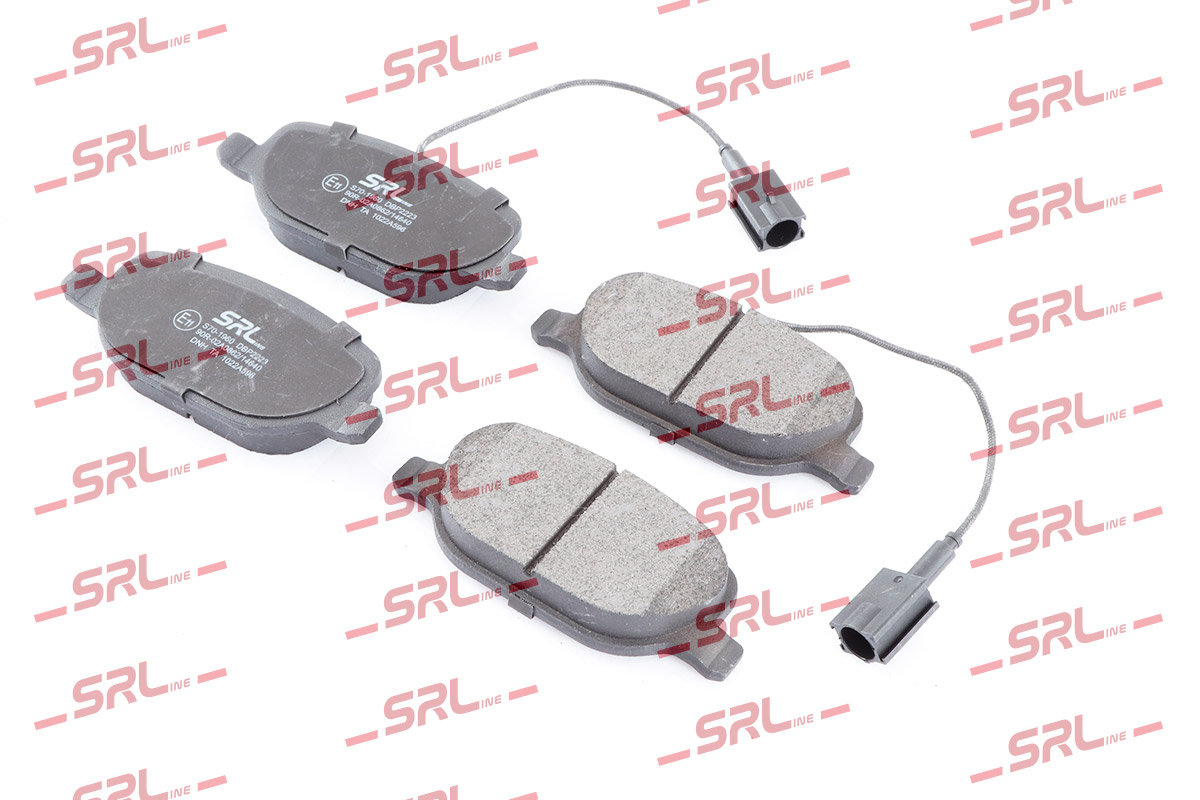 Комплект тормозных колодок дисковый тормоз SRLINE S70-1960