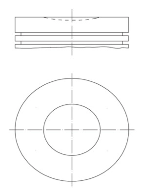 Поршень MAHLE/KNECHT 040 16 02