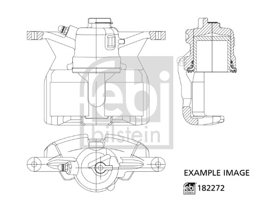 Тормозной суппорт FEBI BILSTEIN 182272