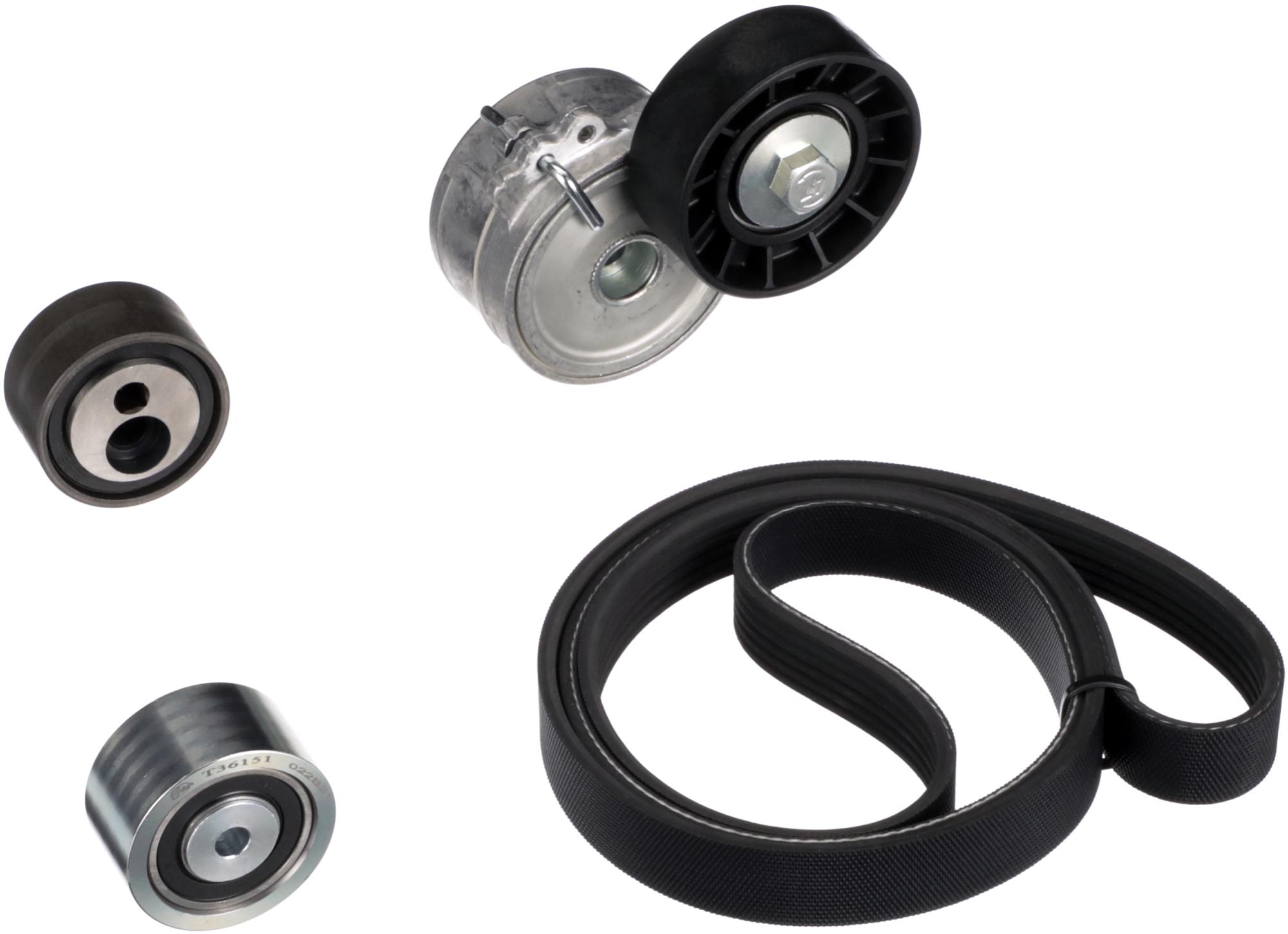 Поликлиновой ременный комплект micro-v kit GATES K026PK1470