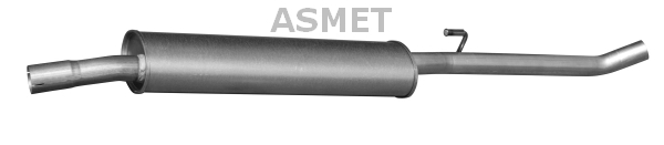 Средний глушитель выхлопных газов ASMET 09.100