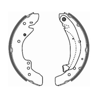 Комплект тормозных колодок ABE C0C010ABE
