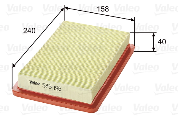 Воздушный фильтр VALEO 585196