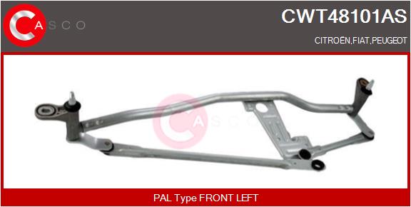 Система тяг и рычагов привода стеклоочистителя brand new hq CASCO CWT48101AS