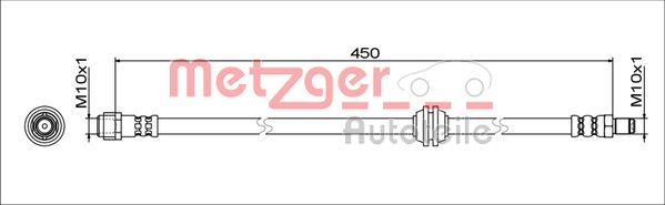 Тормозной шланг greenparts METZGER 4111775