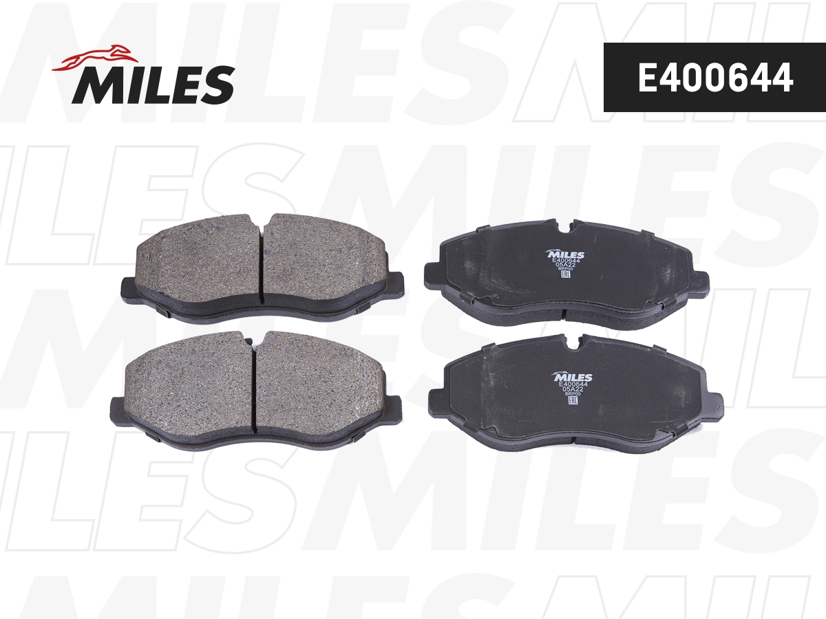 Комплект тормозных колодок дисковый тормоз MILES E400644