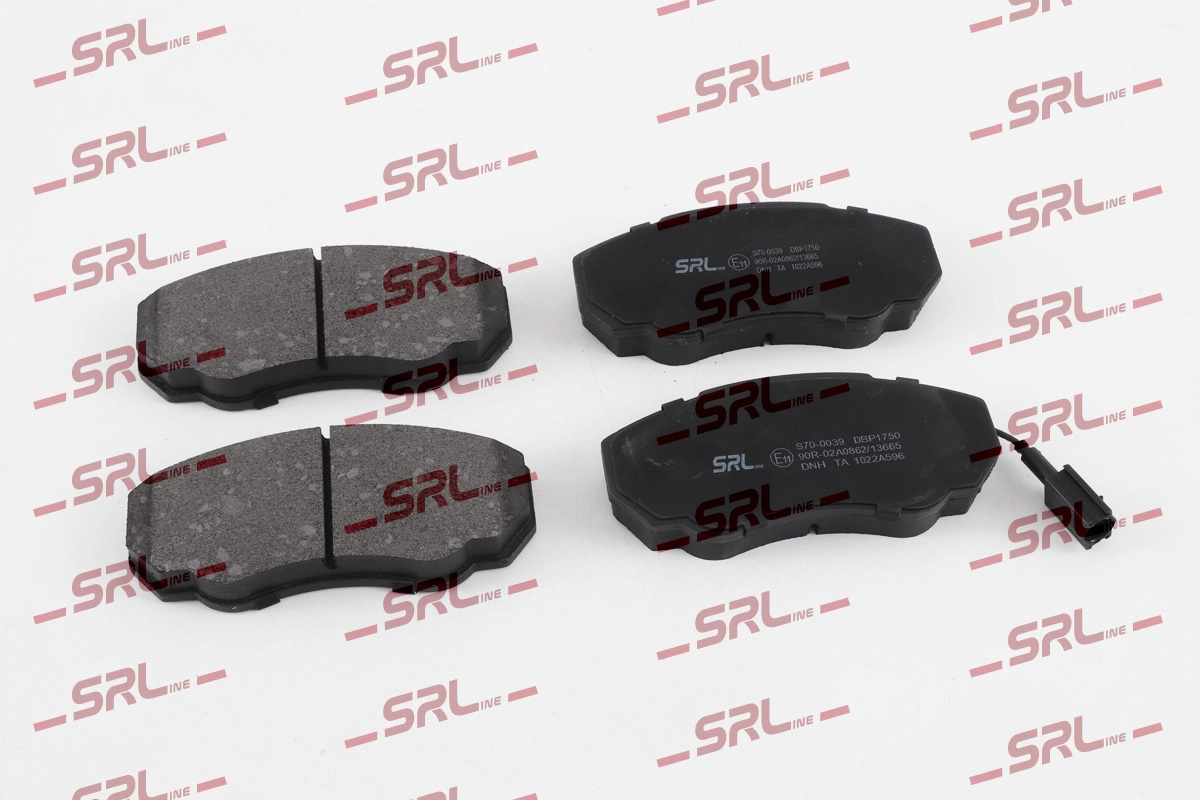 Комплект тормозных колодок дисковый тормоз SRLINE S70-0039