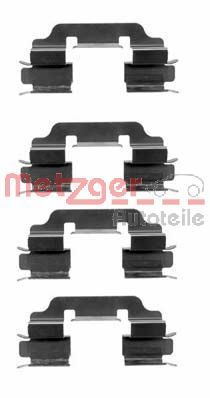 Комплектующие колодки дискового тормоза METZGER 109-1601