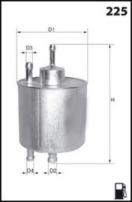 Топливный фильтр MECAFILTER ELE6029