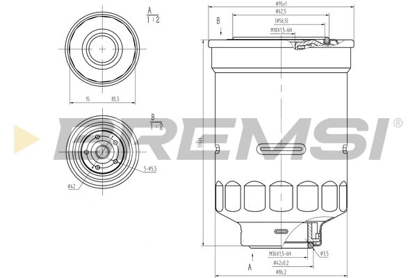 Топливный фильтр BREMSI FE0798