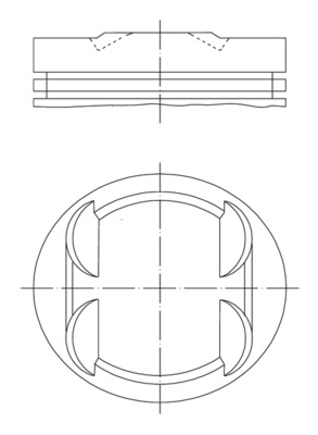Поршень MAHLE/KNECHT 002 65 02