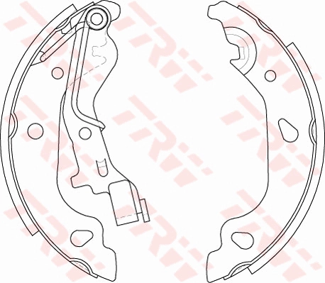 Комплект тормозных колодок TRW GS8687