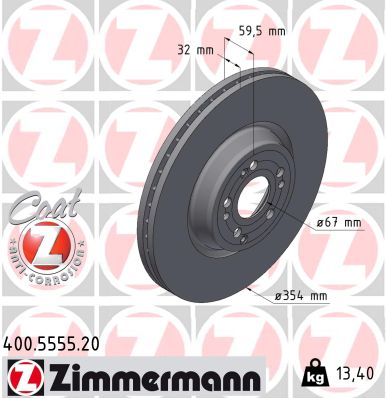 Тормозной диск coat z