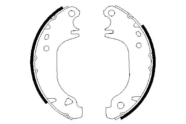 Комплект тормозных колодок BOSCH 0 986 487 274