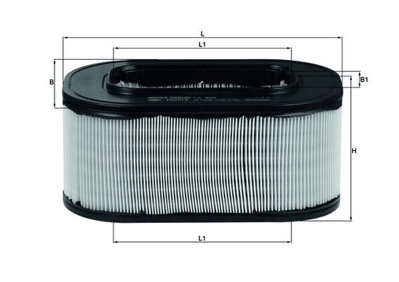 Воздушный фильтр MAHLE/KNECHT LX 558