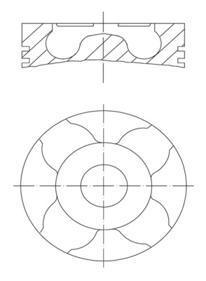Поршень MAHLE/KNECHT 040 06 15