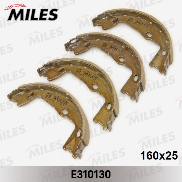 Комплект тормозных колодок стояночная тормозная система MILES E310130